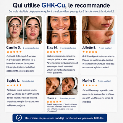 Une peau visiblement plus ferme, plus lisse et plus jeune