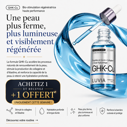 GHK-Cu Une peau visiblement plus ferme, plus lisse et plus jeune