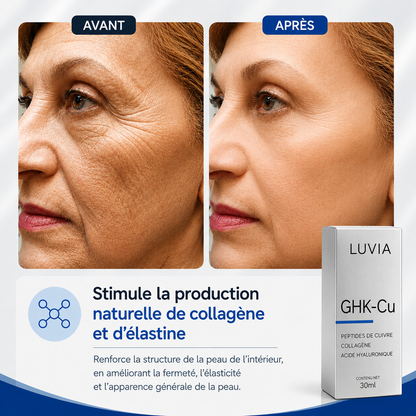 Une peau visiblement plus ferme, plus lisse et plus jeune